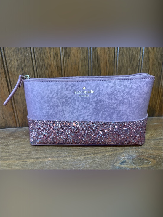 kate spade Handbags - Kate Spade - Rose/glitter make up bag